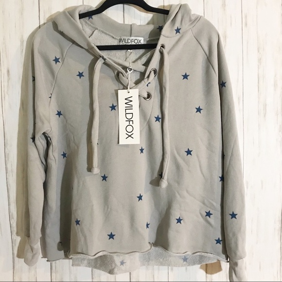 NWT Wildfox Football Star Hutton Sweatshirt - Picture 4 of 8